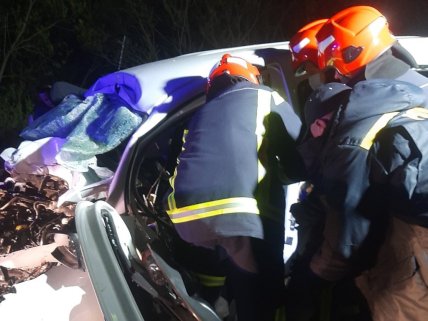  на Львовщине в селе Козева Стрыйского района произошло ДТП: натрассе "Киев-Чоп" столкнулись три авто