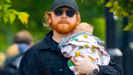 Руперт Гринт с дочерью