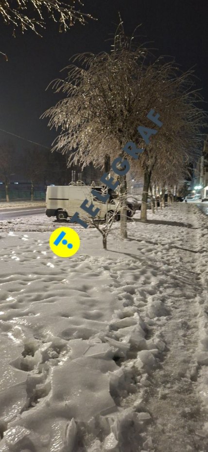 Гололед в Одессе