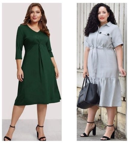 платья для женщин с животом