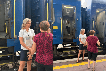 Проводница Укрзализныц