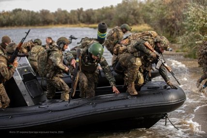 Украинские бойцы в Херсонской области