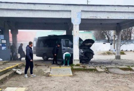 Маршрутка Кривой Рог — Нововоронцовка после попадания дрона