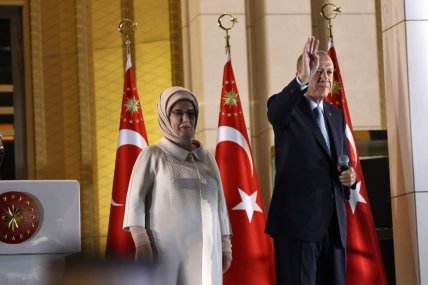 Эрдоган с женой