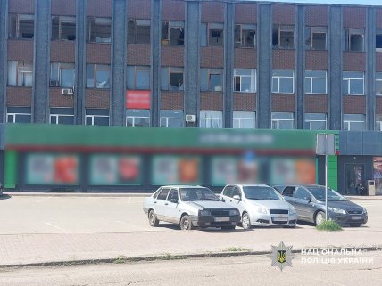 Наслідки ракетної атаки в Прилуках