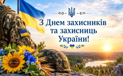 День захисників та захисниць України, вітання, листівки, картинки