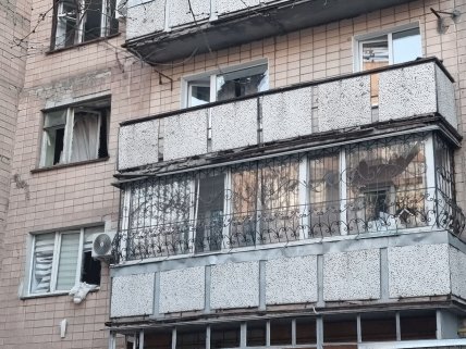 Последствия атаки дронов на Черкассы