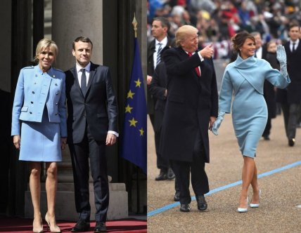 Бріжит Макрон Меланія Трамп