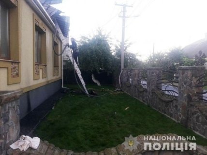 Поджог дома в Ровенской области 22.07.2020