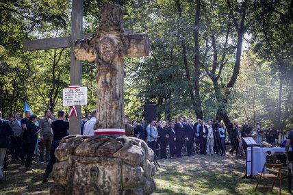 Перезахоронение останков в селе Пужники