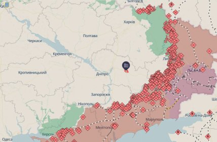 Павлоград на карті України