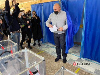 Михаил Добкин на выборах в Харькове