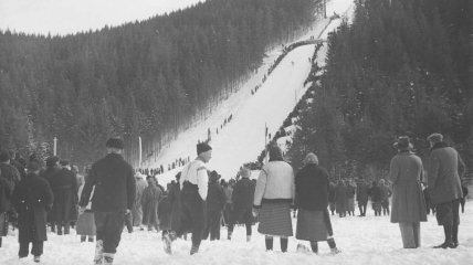 Перший трамплін у Ворохті, 1936 рік