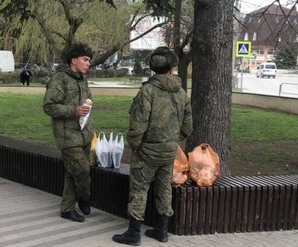 Крым зеленые человечки