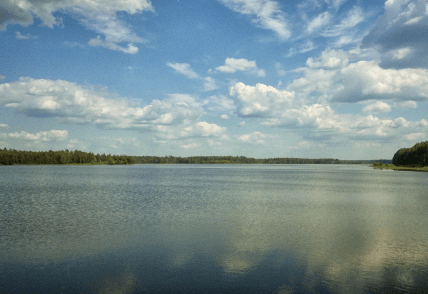 Водосховище Боберське поруч з Князівкою