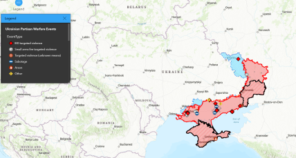 Карта партизанського руху в Україні