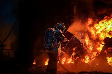 пожар газ дснс