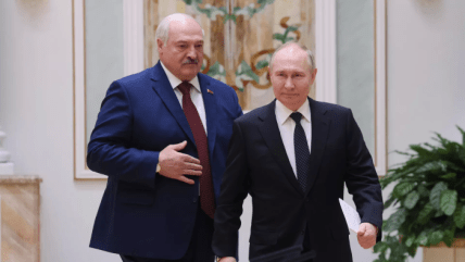 Олександр Лукашенко та Володимир Путін