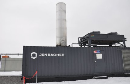 Биогазовая установка на городской свалке Полтавы, 2019 год