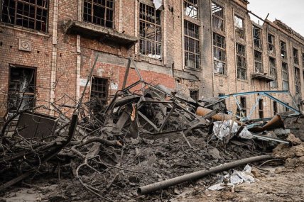 Руйнування на Дарницькій ТЕЦ