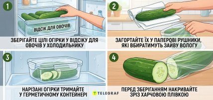 Как хранить огурцы