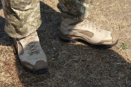 В Украине десантники тестируют новые модели военной обуви