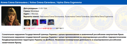 алена апина миротворец