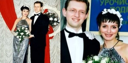 Яценюк у молодості на весіллі дружина Терезія Яценюк