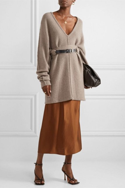 спідниця шовкова кашеміровий светр