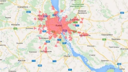 Украинские мобильные операторы показали карты доступа 3G