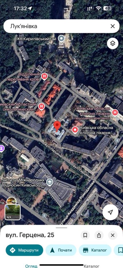 Місцезнаходження будівлі