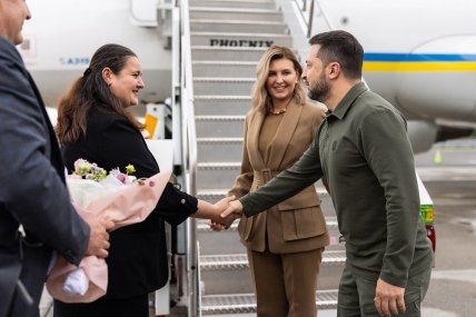 Володимир та Олена Зеленська у Нью-Йорку