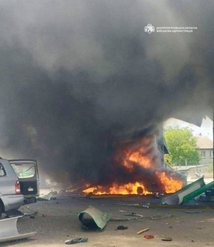 Вибухи на АЗС у Павлограді 8 червня