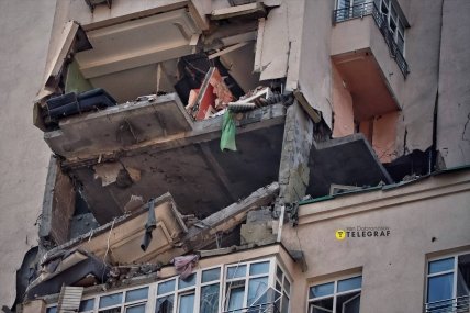 Атака по Києву 24 червня 2023 - пошкоджена багатоповерхівка у Солом’янському районі