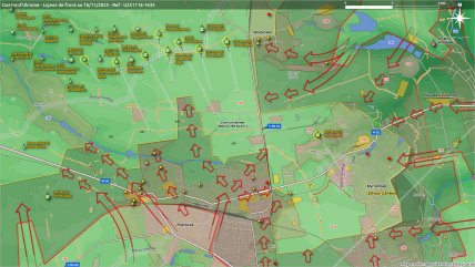 Ситуація в Покровську / карта Pouletvolant3