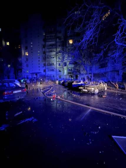 Будинок в Одесі, пошкоджений російським дроном 31.12.2025