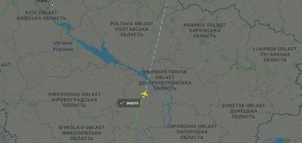 Самолет над Украиной