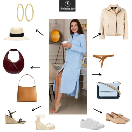 Как носить платье-рубашку этим летом