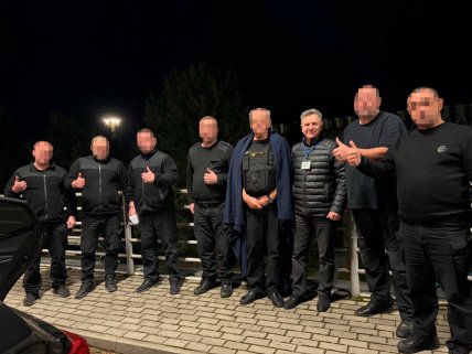 Инкассаторы Ощадбанка, которых задержали в Венгрии