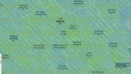 Погода у Харкові 21 лютого