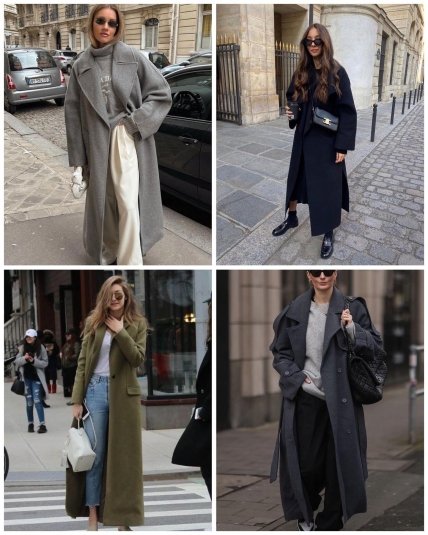 Пальто максі