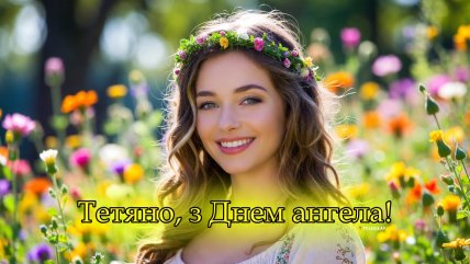 листівки з Днем ангела Тетяни, вітання з Днем ангела Тетяни