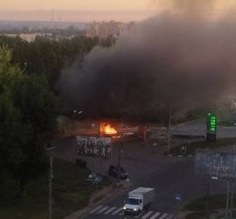 Взрыв на заправке в Сумах 15.08.2025