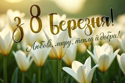 Вітаємо з 8 Березня, картинки, листівки