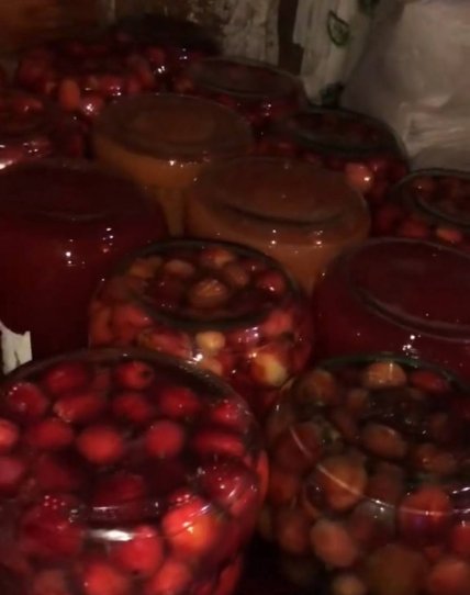 Хранение фруктов и ягод на зиму