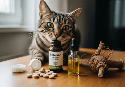 Кот и валерьянка