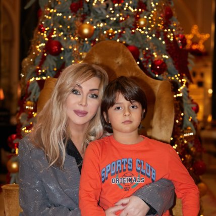 Ірина Білик з молодшим сином