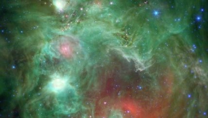 NASA показало красочные фотоснимки туманности NGC 2174