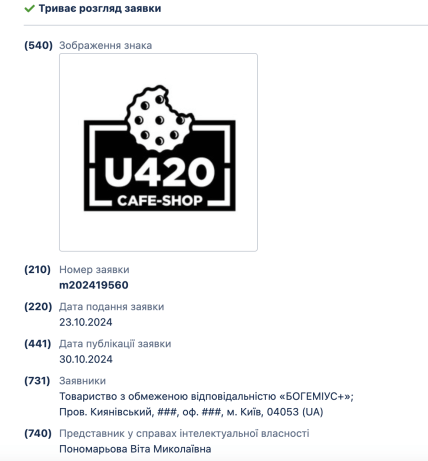 Торговая марка "U420"