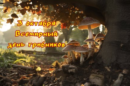 открытка с днем грибника